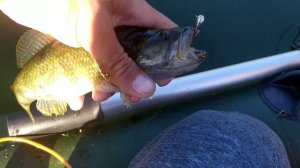 рыбалка на ротана с лодки на озере на зимнюю удочку