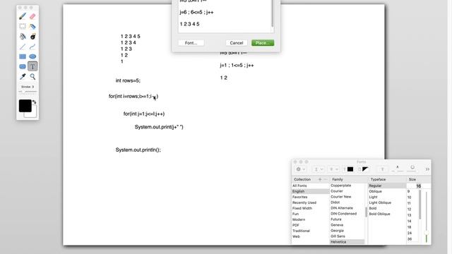 2.Number patterns in java - Program to print number pattern with for loop смотреть онлайн