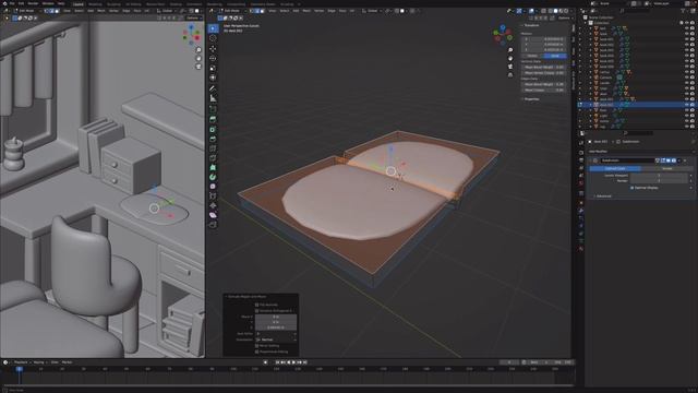 3D Isometric Bedroom | Blender Tutorial for Beginners | Part 2 смотреть онлайн