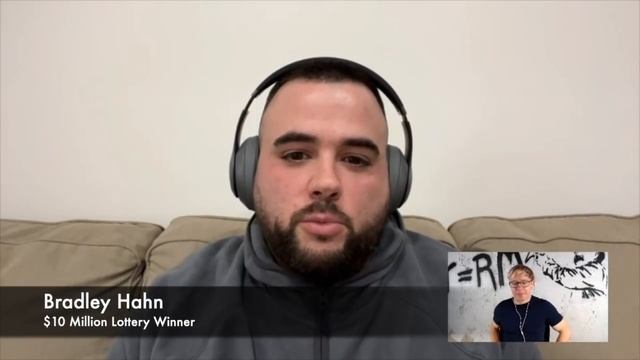 $10 MILLION LOTTERY INTERVIEW w/ BRADLEY HAHN смотреть онлайн