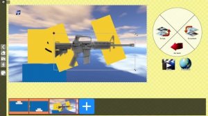 Making a gun animation in My Movie #roblox