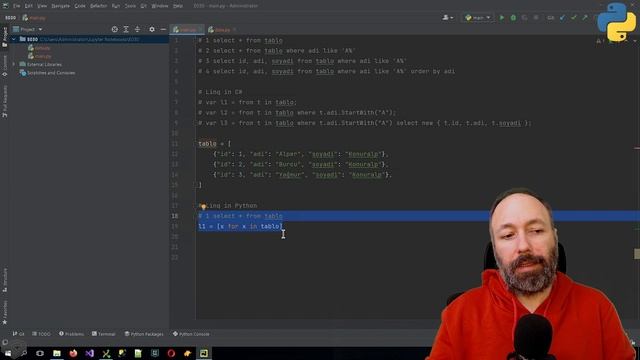 Alper ile Python - B030 - LINQ смотреть онлайн