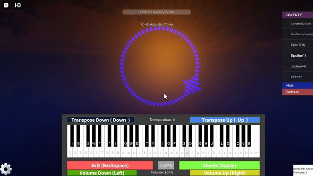 Megalovania (Piano Visualizations Roblox) смотреть онлайн