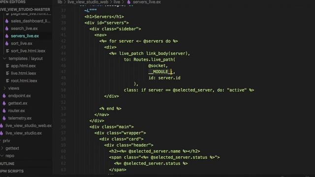 [피닉스] LiveView 12 - Servers смотреть онлайн