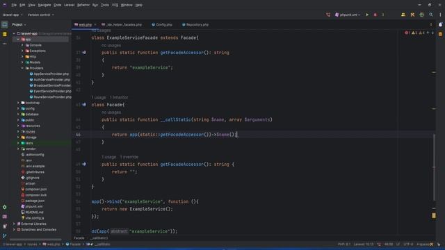 Laravel facade tutorial 11| With Core PHP Example | Laravel 10 Tutorial | Bangla Tutorial смотреть онлайн