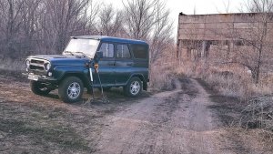 Первый выезд с УАЗом за металлом