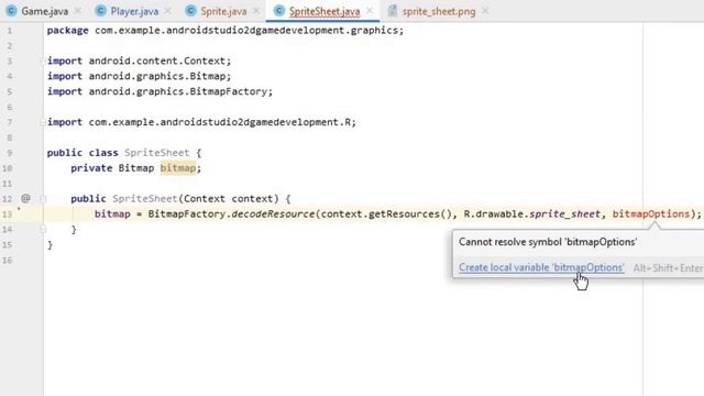 Ep. 14 - Sprite sheet and player sprite | Android Studio 2D Game Development смотреть онлайн
