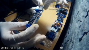 преобразователь Повышающий понижающий USB с вольтметром  XY-UP . power supply module boost converter