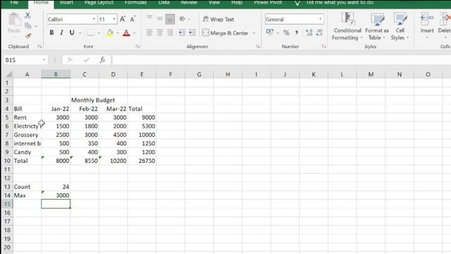 Count Number of Data in Rows and Column in Ms Excel | Fundamentals of Microsoft Excel смотреть онлайн