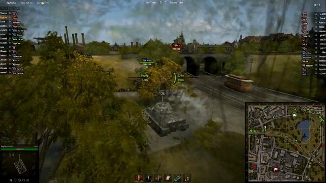 World of Tanks- Sixth Sense perk in action смотреть онлайн