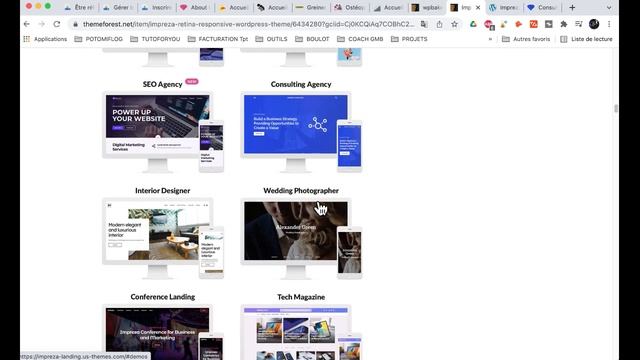 IMPREZA un theme wordpress puissant смотреть онлайн