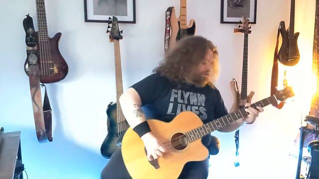 Days of the New - Where I stand (Acoustic bass cover) - First video of 2022!! смотреть онлайн