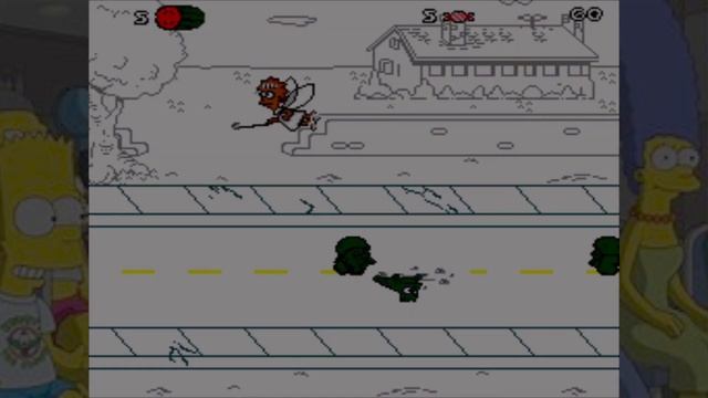 The Simpsons: Bart's Nightmare - Game Over (Sega Genesis) смотреть онлайн