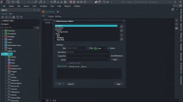 PLSQL Developer 2.2 Настройки - Внешний вид