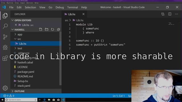 Haskell hello world on windows in visual code (IDE support) смотреть онлайн