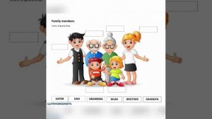 Английский язык. 3 класс. Тема: «My family»