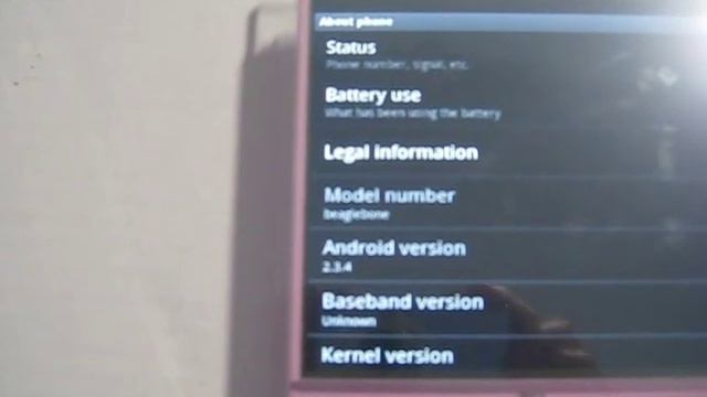 Android 2.3 Run on BeagleBone with 7inch LCD смотреть онлайн