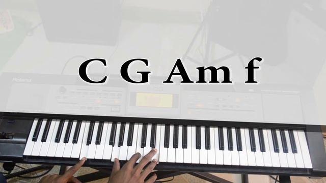 PLAY SEVERAL SONGS WITH THESE 4CHORDS PROGRESSION ( piano tutorial) смотреть онлайн