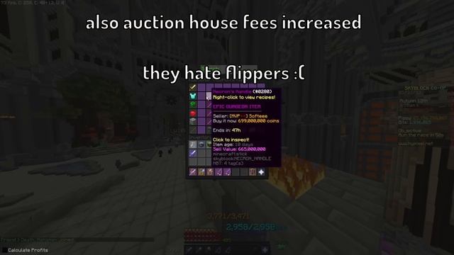 MASSIVE HYPERION CHANGES! DOUBLED RATES (Hypixel Skyblock) смотреть онлайн
