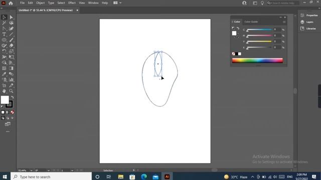 Sample Mango Shape || Adobe Illustrator CC || AR Real Teaching смотреть онлайн