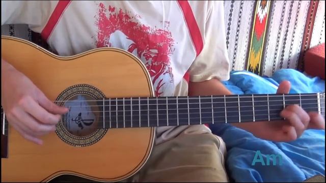 В лунном сиянии (cover на простых аккордах) смотреть онлайн