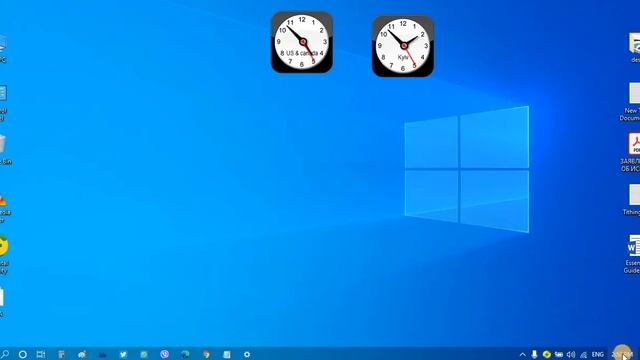 How to add multiple time zone clocks to Windows 10 & show them on the Desktop смотреть онлайн