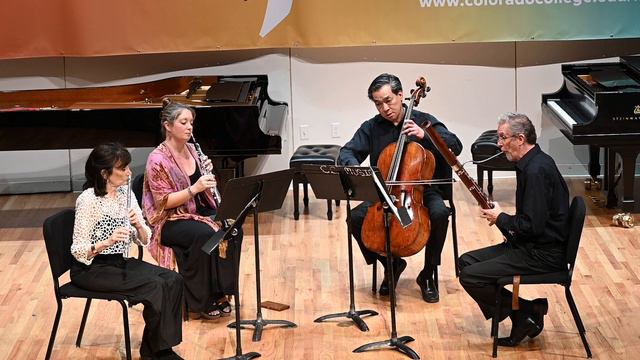 Telemann Quartet in D minor Tafelmusik II | 2022 Colorado College Summer Music Festival смотреть онлайн