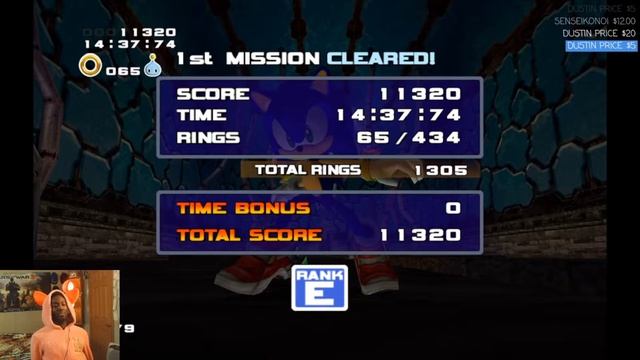 Playing Sonic Adventure but its 10x's FASTER! ( Uncapped FPS ) смотреть онлайн