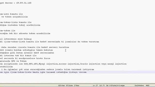 Bottay V.2.0 Joomla Token Scan смотреть онлайн
