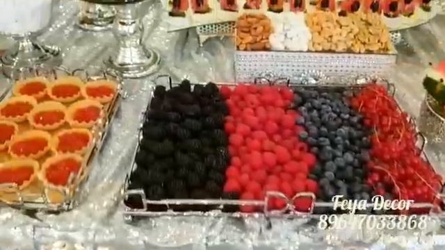 Красивый,свадебный фуршет в Москве. Банкетный зал ,,Наполеон'' смотреть онлайн