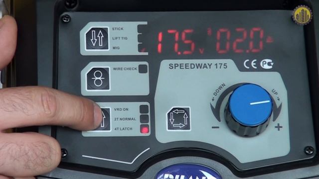 Инверторный сварочный полуавтомат Aurora SPEEDWAY 175 смотреть онлайн