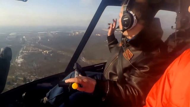 Полет на вертолете над Воронежем.