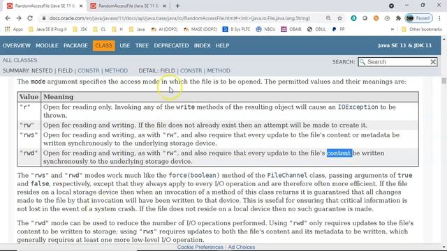 Creating and writing to the end of a RandomAccessFile properly. (enthuware.ocpjp.v11.2.1716) смотреть онлайн