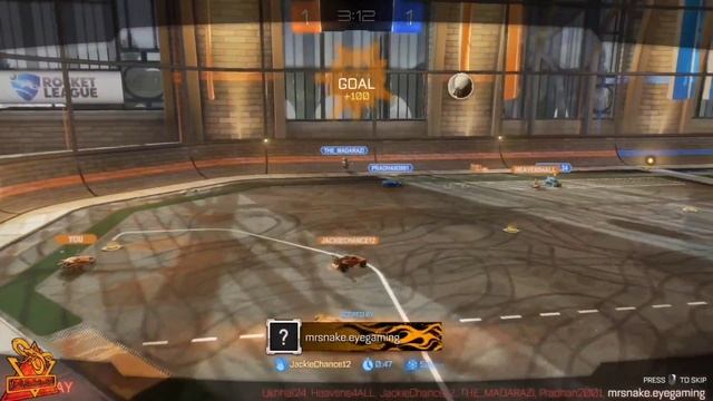 ROCKET LEAGUE | FIRST GAMEPLAY HIGHLIGHT | AWESOME GAME | MR. SNAKE EYE смотреть онлайн