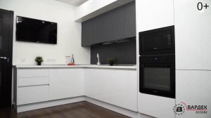 Белая кухня Hi-Tech производства Вардек