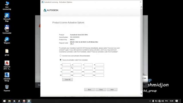 Autocad Dasturini O'rnatish