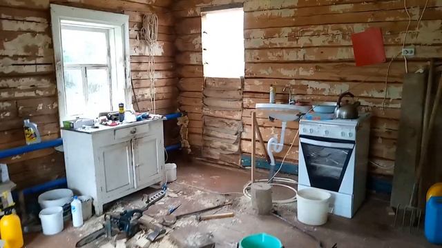 Ремонт старого дома Закладываем дверной проём в срубе смотреть онлайн