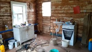 Ремонт старого дома Закладываем дверной проём в срубе