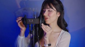 ASMR Unintelligible 3DIO Up Your Ears (Mouth Sounds)