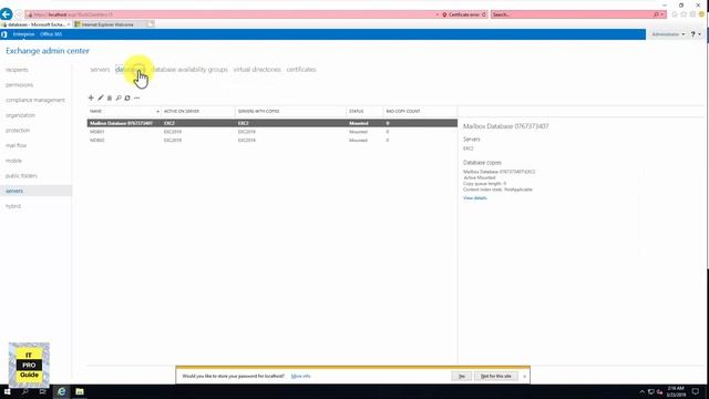 How to Configure DAG in Exchange Server 2019 / 2016 - High availability and Disaster Recovery Demo смотреть онлайн