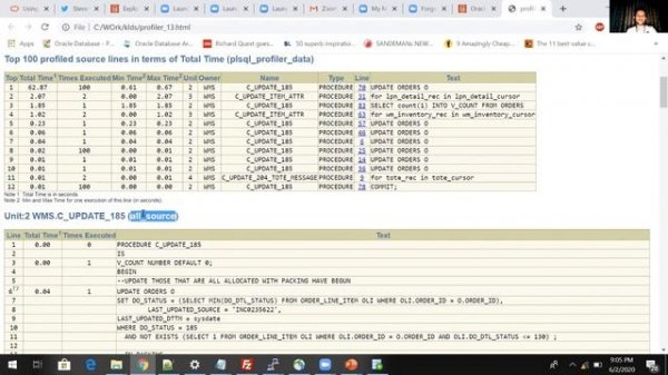 Finding Slow PL/SQL: Use the Profilers!