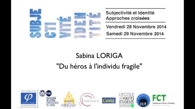 "Du héros à l'individu fragile" S. Loriga смотреть онлайн