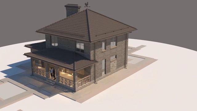 Компактный 130 м2 двухэтажный дом с гаражным блоком 30 м2, размером 9 на 9 метров. Ссылка в описани смотреть онлайн