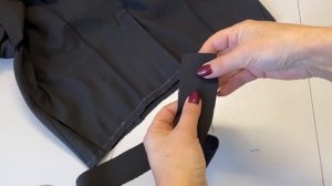 Как обработать гульфик и пояс со шлевками. Шью мужские брюки.
