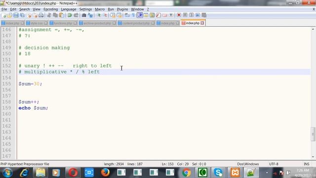 php class for beggerner смотреть онлайн