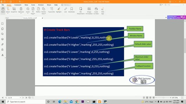 Trackbars for color based Image Segmentation using opencv-python смотреть онлайн
