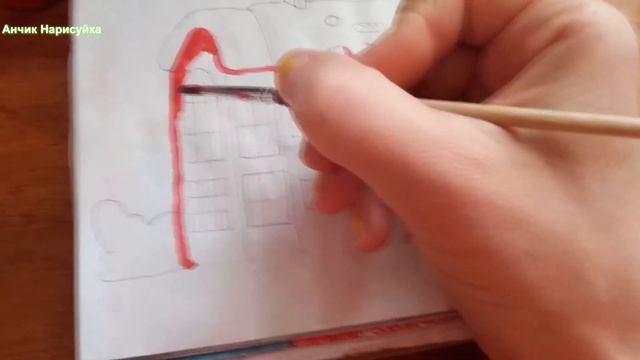 Нарисовать Английский коттедж С Соломенной Крышей / Коттедж в Англии / Нарисовать Каваии / Влог смотреть онлайн