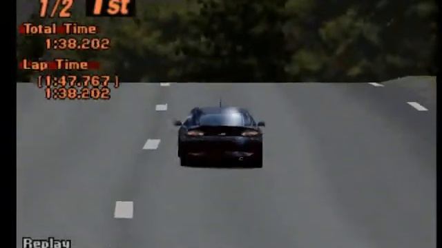 Gran Turismo 2 - Ford Puma | Trial Mountain (reverse) смотреть онлайн