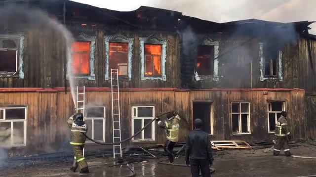 Пожар в Темникове смотреть онлайн