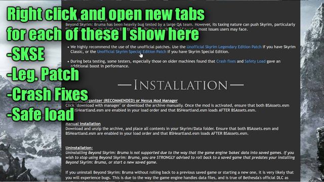 How to install Beyond Skyrim: Bruma mod Step by step mod tutorial смотреть онлайн